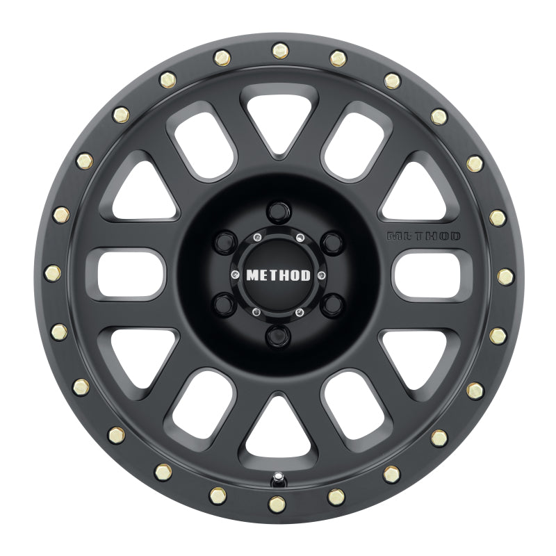 Method MR309 Grid 18x9 +18mm Offset 6x5.5 108mm CB Matte Black Wheel