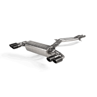 Thumbnail for Akrapovic 2019+ Porsche Cayenne V6 (536) w/OPF/GPF Evolution Line Cat Back (Titanium) (Req Tips)