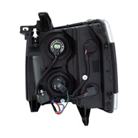 Thumbnail for ANZO 2007-2013 Chevrolet Silverado Crystal Headlights Black