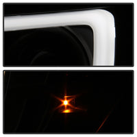 Thumbnail for Spyder 05-11 Toyota Tacoma Ver 2 Proj Headlights - Light Bar DRL - Black Smoke PRO-YD-TT05V2-LB-BSM