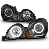 Thumbnail for ANZO 1998-2005 Lexus Gs300 Projector Headlights w/ Halo Black