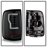 Thumbnail for Spyder 04-08 Ford F-150 Projector Tail Lights - Light Bar DRL LED - Black ALT-YD-FF15004V2-LBLED-BK