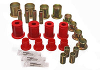Thumbnail for Energy Suspension Universal Red Control Arm Bushing Set - Complete Set