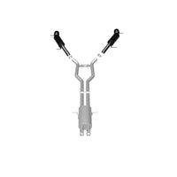 Thumbnail for MagnaFlow Cat-Back 15-16 Land Rover Ranger Rover V6 SS 2.5in Dual Split Rear Exit 4.5in Black Tips