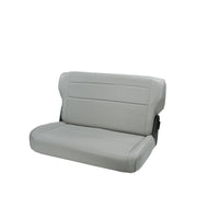 Thumbnail for Rugged Ridge Fold & Tumble Rear Seat Gray 76-95 Jeep CJ / Jeep Wrangler