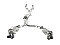 Thumbnail for Akrapovic 13-17 Audi S6 Avant/Limousine (C7) Evolution Line Cat Back (Titanium) w/ Carbon Tips