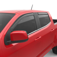 Thumbnail for EGR 15 Chevy Colorado/GMC Canyon Crew Cab In-Channel Window Visors - Set of 4 - Matte (571395)