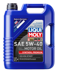Thumbnail for LIQUI MOLY 5L Synthoil Premium Motor Oil SAE 5W40