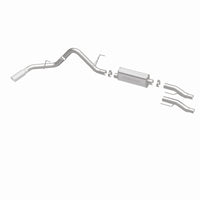 Thumbnail for MagnaFlow 11 Ford F-150 3.7L/5.0L/6.2L SS Catback Exhaust Single Rear Side Exit w/ 4in SS Tips