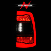 Thumbnail for ANZO 09-18 Dodge Ram 1500 Sequential LED Taillights Smoke Black