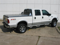 Thumbnail for N-Fab Nerf Step 99-16 Ford F-250/350 Super Duty Crew Cab 6.75ft Bed - Gloss Black - Bed Access - 3in