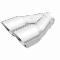 Thumbnail for MagnaFlow Double Wall 3in Dual Round Polished Tip 2.25in Inlet