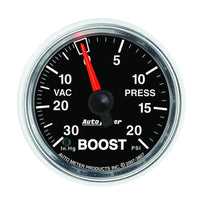 Thumbnail for Autometer GS 52mm 30 in Hg/20 psi Mechanical Vacuum/Boost Gauge
