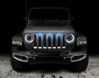 Thumbnail for Oracle Pre-Runner Style LED Grille Kit for Jeep Gladiator JT - Blue SEE WARRANTY