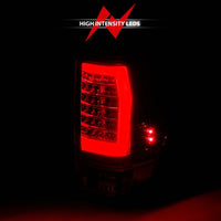 Thumbnail for Anzo 04-15 Nissan Titan Full LED Tailights Chrome Housing Red/Clear Lens