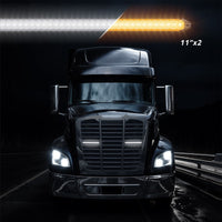 Thumbnail for XK Glow 11In Switchback Grill Lights with Start-up Animation & Sequential Turn Signals