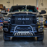 Thumbnail for Westin 19-20 Ram 2500/3500 Ultimate LED Bull Bar - Textured Black