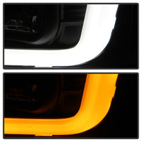 Thumbnail for Spyder 08-10 Ford F-250 SD Projector Headlights V2-Switch Back Light Bar-Black PRO-YD-FS08V2-SBLB-BK