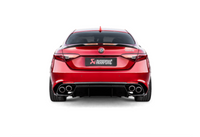 Thumbnail for Akrapovic 17-19 Alfa Romeo Giulia Quadrifoglio Evolution Line Cat Back (Titanium)
