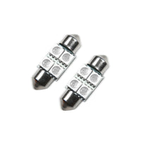 Thumbnail for Oracle 33MM 4 LED 3-Chip Festoon Bulbs (Pair) - Blue SEE WARRANTY