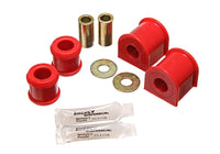 Thumbnail for Energy Suspension 07-11 Jeep Wrangler 17mm Rear Sway Bar Bushings Set - Red