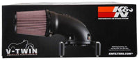 Thumbnail for K&N 17-18 Harley Davidson Touring Models Performance Air Intake System Silver