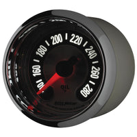 Thumbnail for Autometer American Muscle 2-1/16in Full Sweep Electric Digital Stepper 140-280 Deg F Oil Temp Gauge