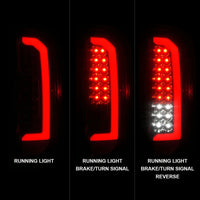 Thumbnail for ANZO 15-21 Chevrolet Colorado Full LED Tail Lights w/ Red Lightbar Black Housing Smoke Lens