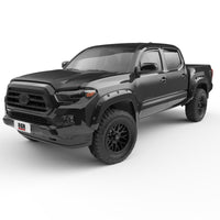 Thumbnail for EGR 16+ Toyota Tacoma w/Mudflap Bolt-On Look Color Match Fender Flares - Set - Black
