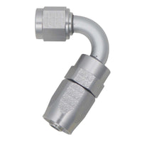 Thumbnail for DeatschWerks 6AN Female Swivel 120-Degree Hose End CPE - Anodized DW Titanium