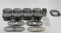 Thumbnail for Mahle MS Piston Set BBC 505ci 4.350in Bore 4.25in Stroke 6.385in Rod .990 Pin 43cc 13.2 CR Set of 8