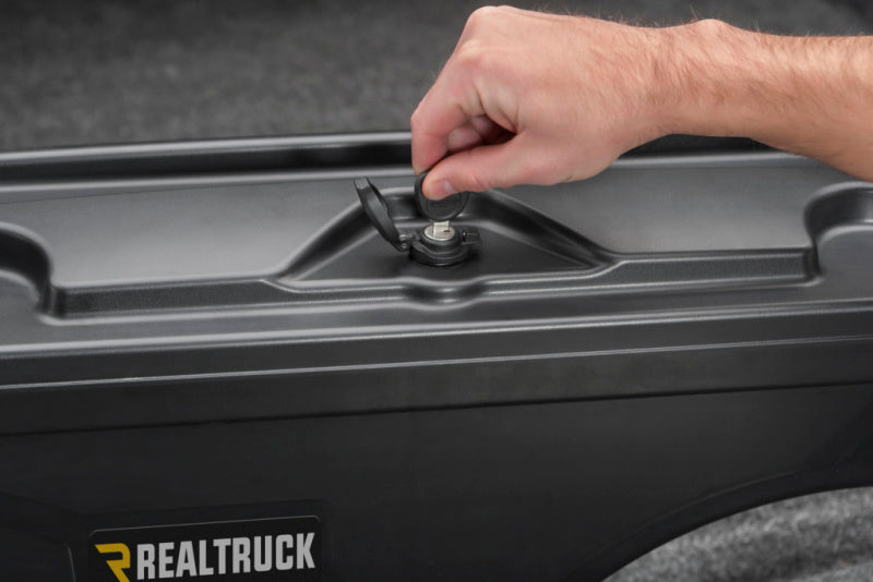 UnderCover 99-14 Ford F-150 Drivers Side Swing Case - Black Smooth