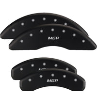 Thumbnail for MGP 4 Caliper Covers Engraved Front Gen 5/Camaro Engraved Rear Gen 5/SS Red finish silver ch