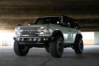 Thumbnail for DV8 Offroad 2021-2022 Ford Bronco (Not For Factory Plastic Bumper) Factory Bumper Bull Bar - Black