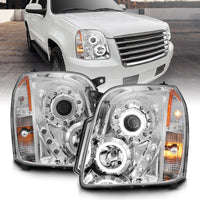 Thumbnail for ANZO 2007-2014 Gmc Yukon Projector Headlights w/ Halo Chrome (CCFL)