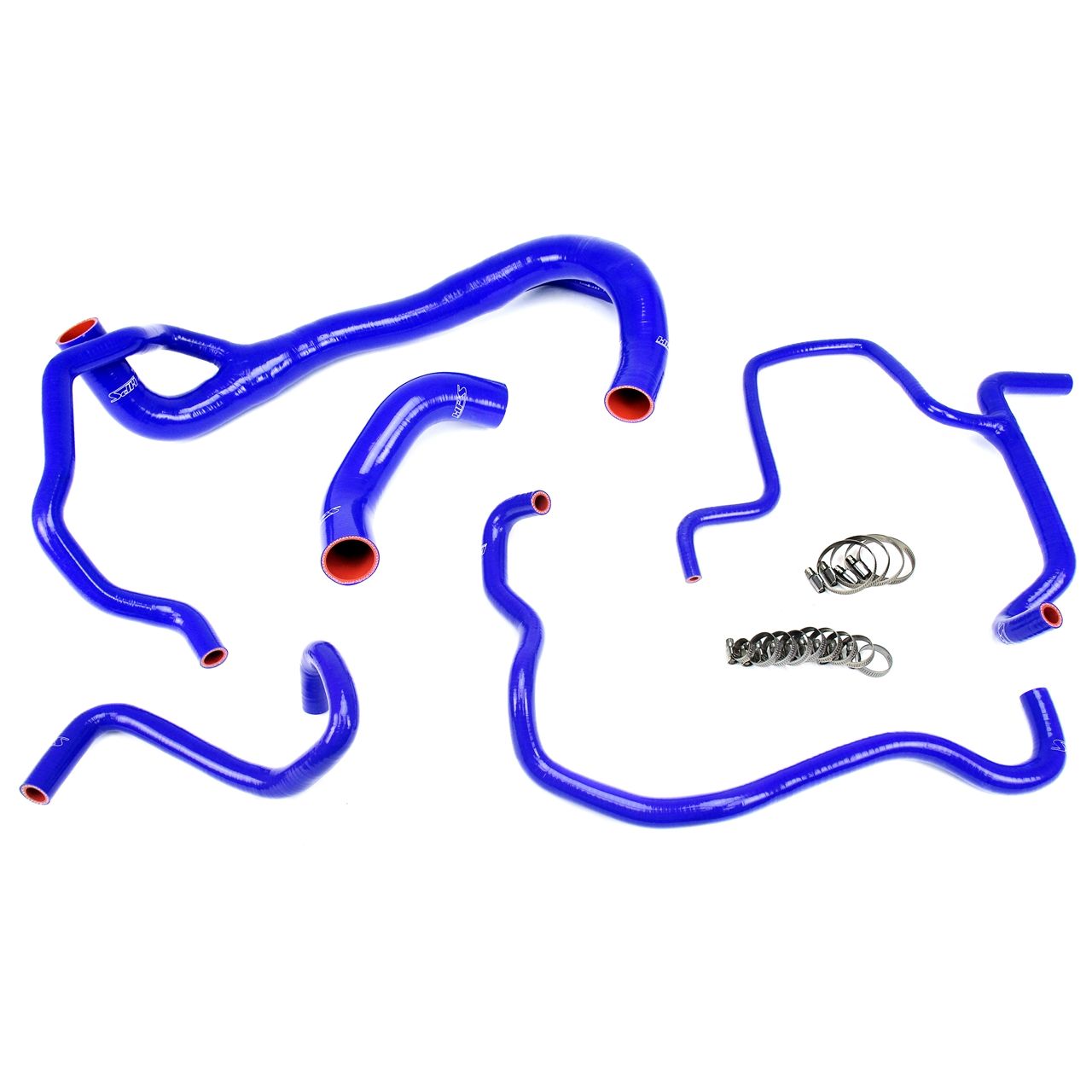HPS Blue Reinforced Silicone Radiator + Heater Hose Kit Coolant for Dodge 15-18 Challenger SRT 392 6.4L V8