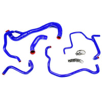 Thumbnail for HPS Blue Reinforced Silicone Radiator + Heater Hose Kit Coolant for Dodge 15-18 Challenger SRT 392 6.4L V8