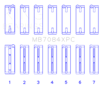 Thumbnail for King Toyota 2JZGE/2JZGTE 24V 3.0L (Size STDX) pMaxKote Performance Main Bearing Set