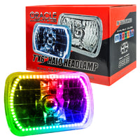 Thumbnail for Oracle Pre-Installed Lights 7x6 IN. Sealed Beam - ColorSHIFT Halo SEE WARRANTY