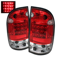 Thumbnail for Spyder Toyota Tacoma 01-04 LED Tail Lights Red Clear ALT-YD-TT01-LED-RC