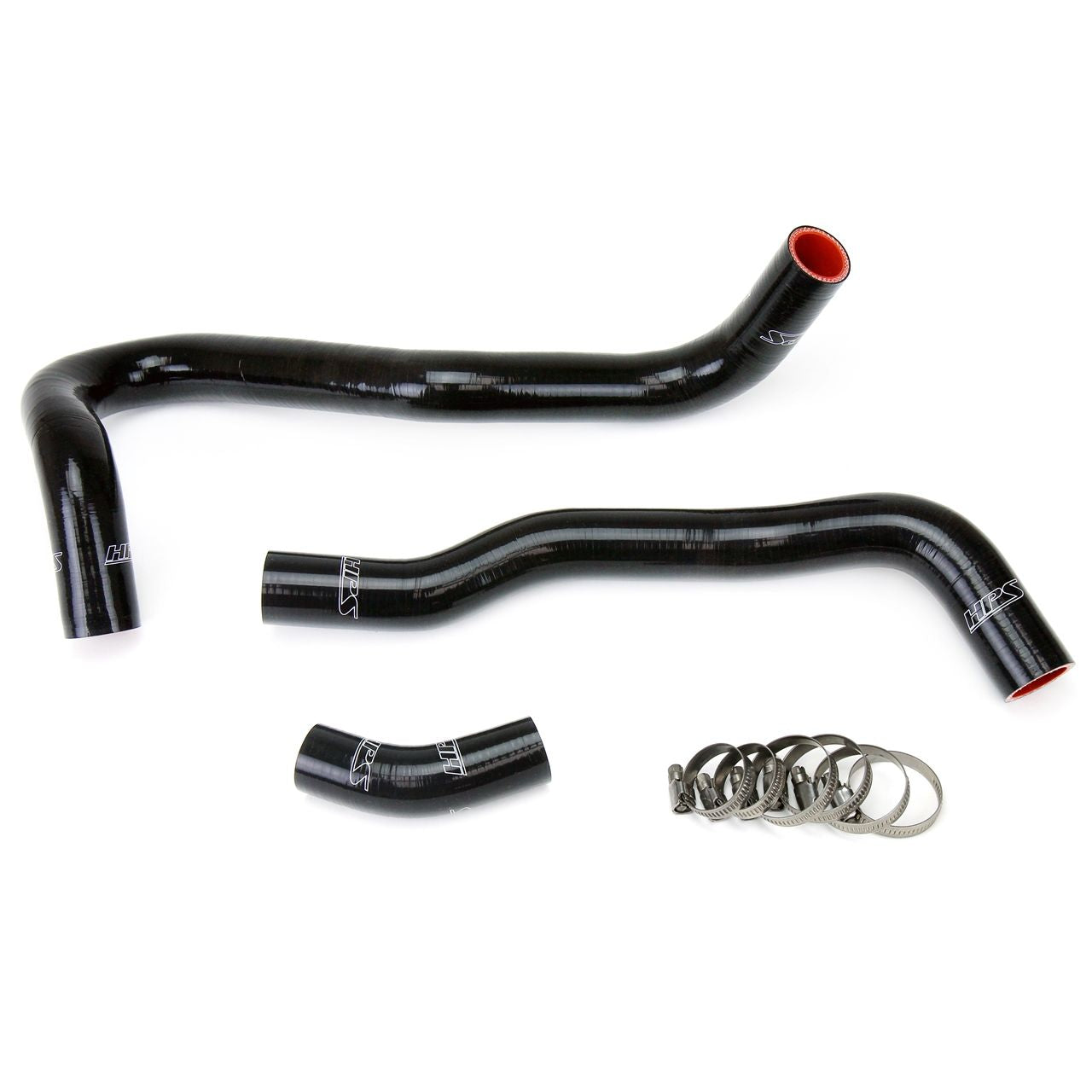 HPS Black Reinforced Silicone Radiator Hose Kit Coolant for Honda 06-11 Civic Si