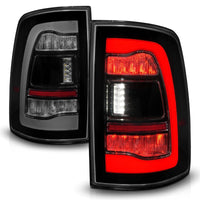 Thumbnail for ANZO 09-18 Dodge Ram 1500 Sequential LED Taillights Smoke Black