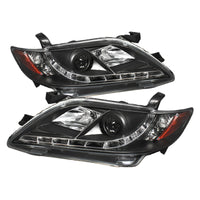 Thumbnail for Spyder Toyota Camry 07-09 Projector Headlights DRL Black High H1 Low H7 PRO-YD-TCAM07-DRL-BK