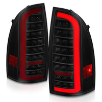 Thumbnail for ANZO 05-15 Toyota Tacoma Full LED Tail Lights w/Light Bar Sequential Black Housing Smoke Lens