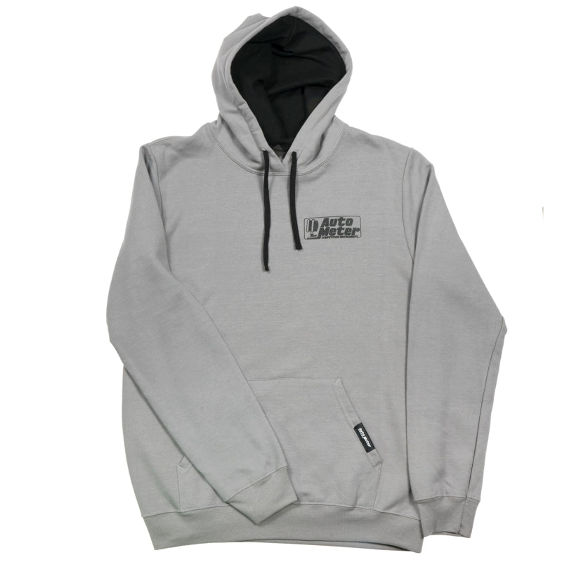 Autometer Gray Competition Pullover Hoodie - Adult Large