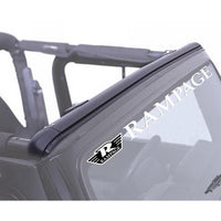Thumbnail for Rampage 1997-2006 Jeep Wrangler(TJ) Windshield Channel - Black