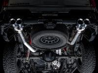 Thumbnail for AWE Tuning 4th Gen GM 1500 6.2L 0FG Catback Split Rear Exit (w/ Bumper Cutouts) - Quad Chrome Tips