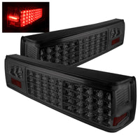 Thumbnail for Xtune Ford MUStang 87-93 LED Tail Lights Smoke ALT-ON-FM87-LED-SM