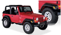 Thumbnail for Bushwacker 97-06 Jeep TJ Max Pocket Style Flares 4pc - Black