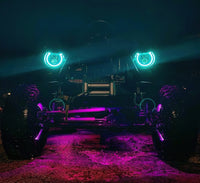 Thumbnail for Oracle 7in High Powered LED Headlights - Black Bezel - Dynamic - Dynamic SEE WARRANTY